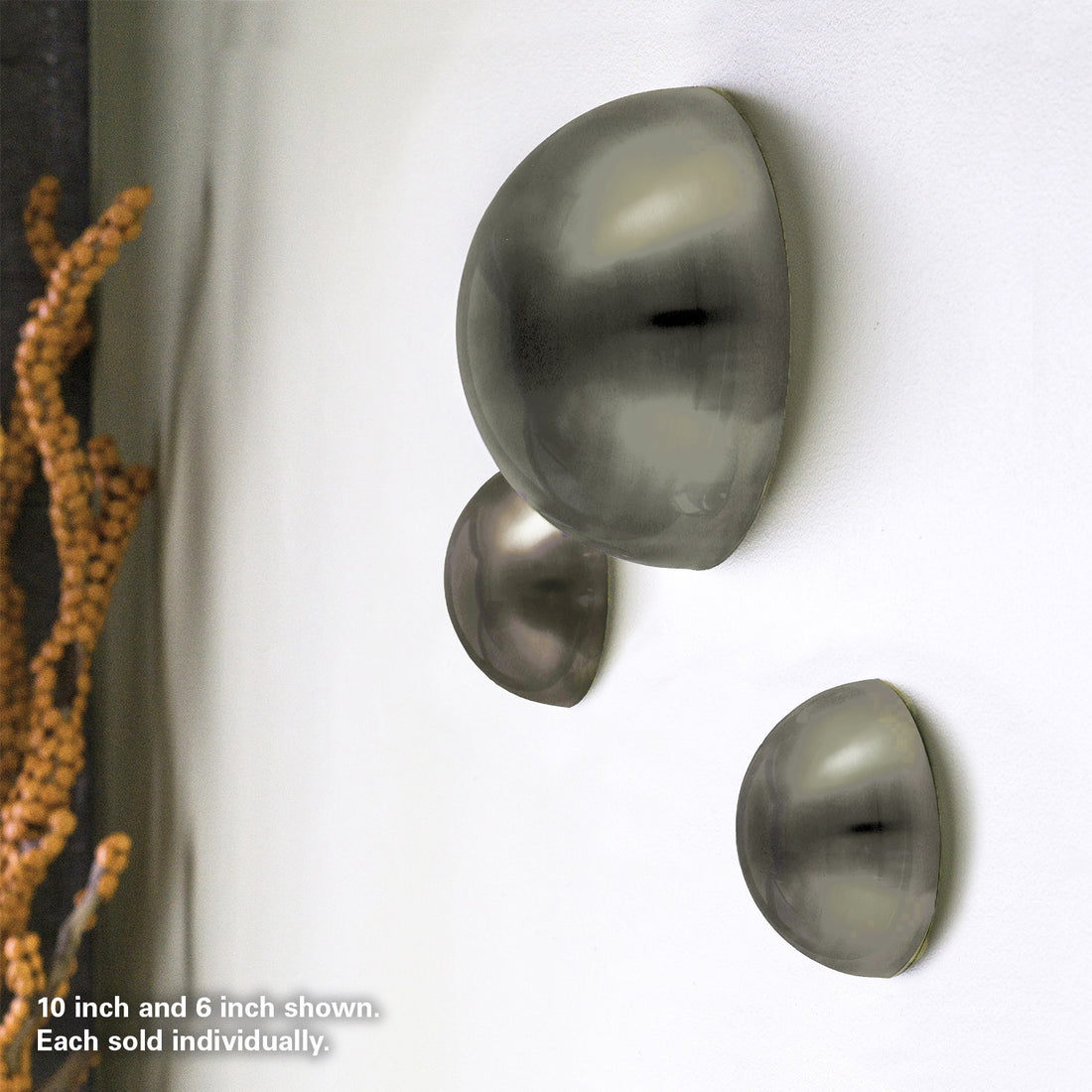 Half Ball 6"D, Mica Matte