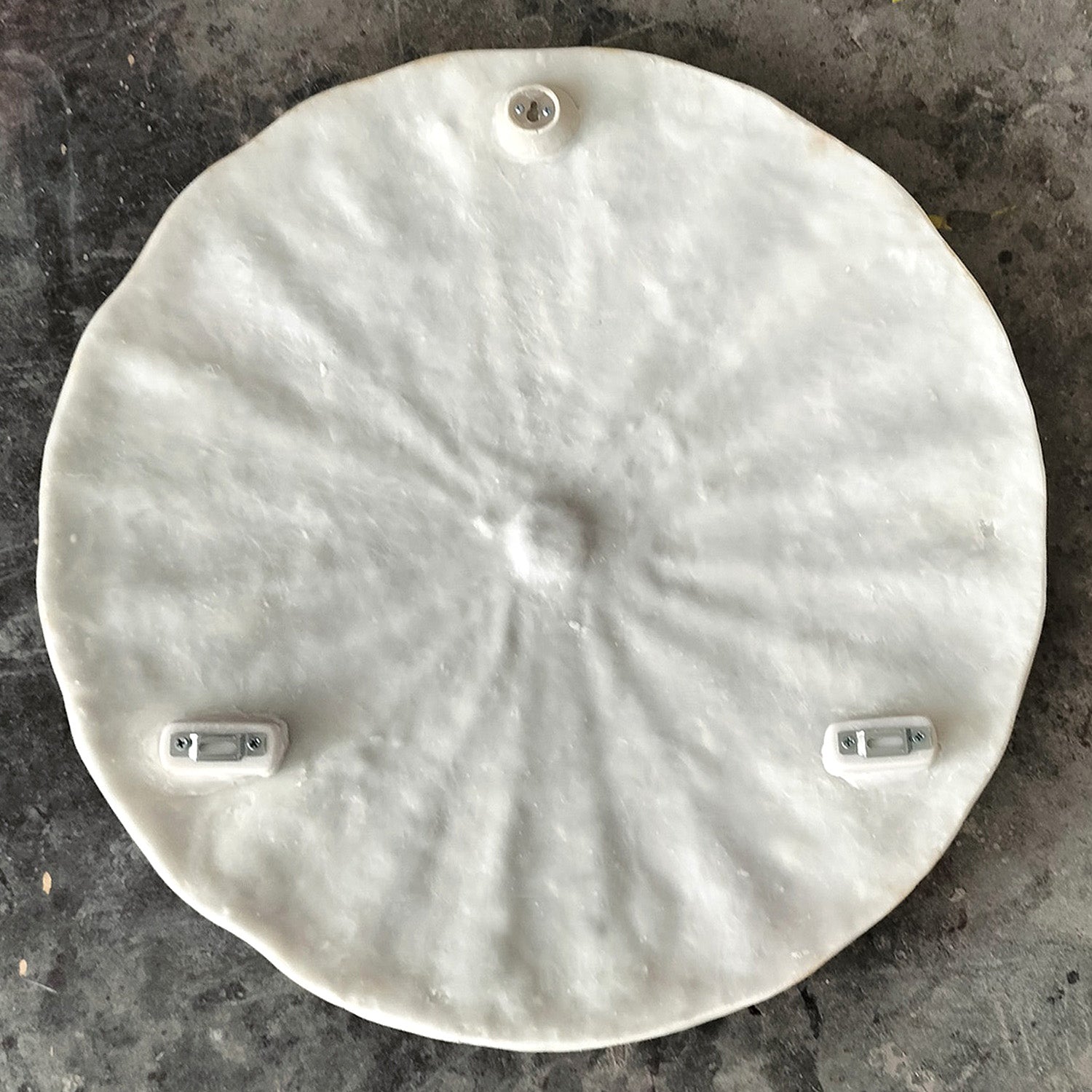 Basket 23.3"D Medallion, Brown Wash