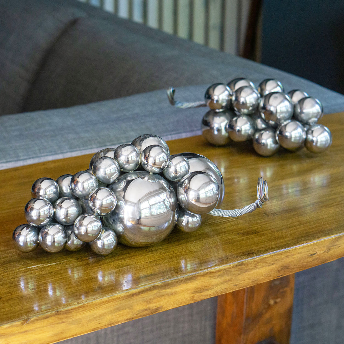 Grape 10.75"L Cluster, Stainless Steel