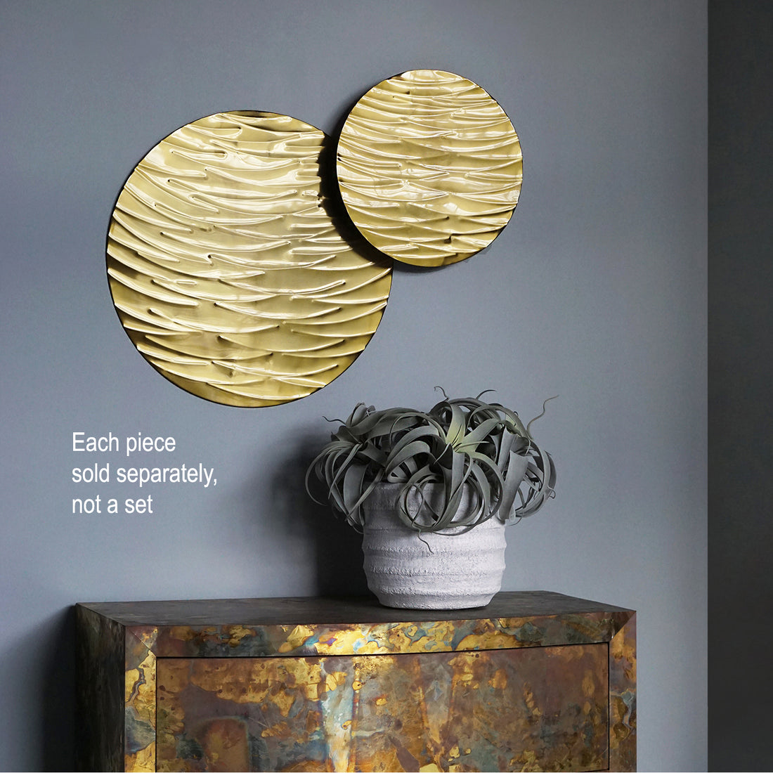 Ripple 21"D Wall Art