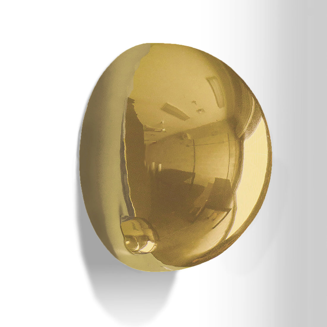 Half Ball, 10"D, Gold Gloss