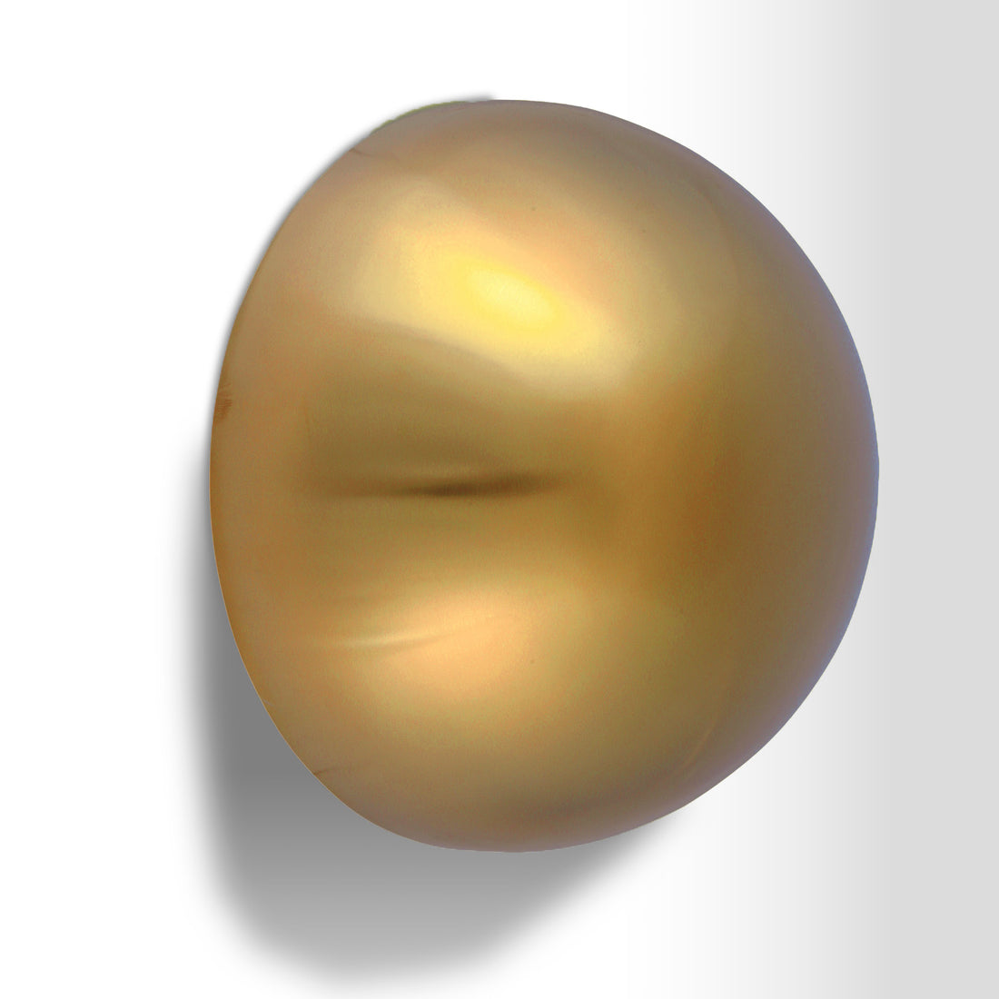 Half Ball, 10"D, Gold Matte
