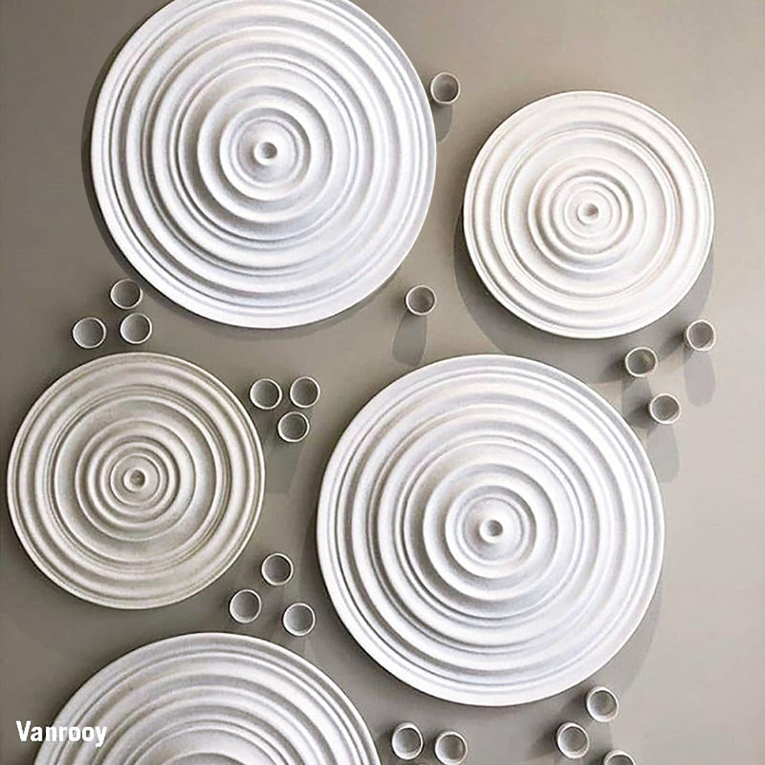 Zen Circle 19.5"D, Cream