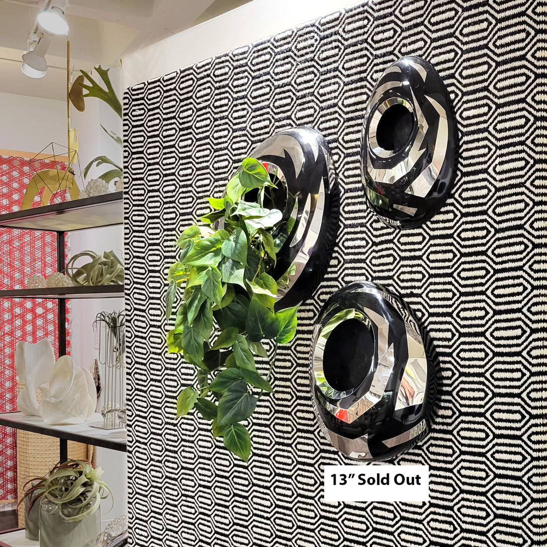 Velocity 11"H Wall Art/ Planter