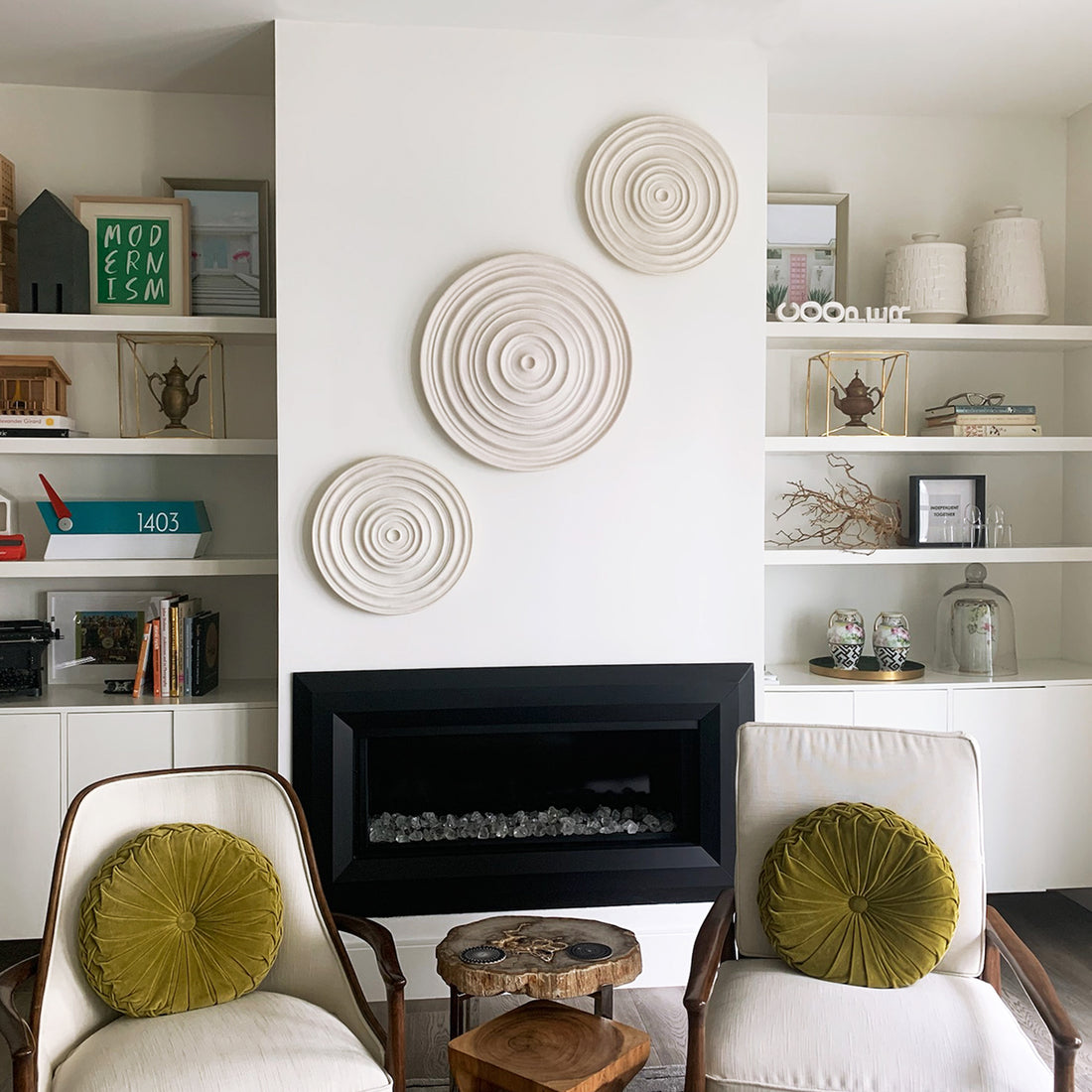 Zen Circle 27"D, Cream