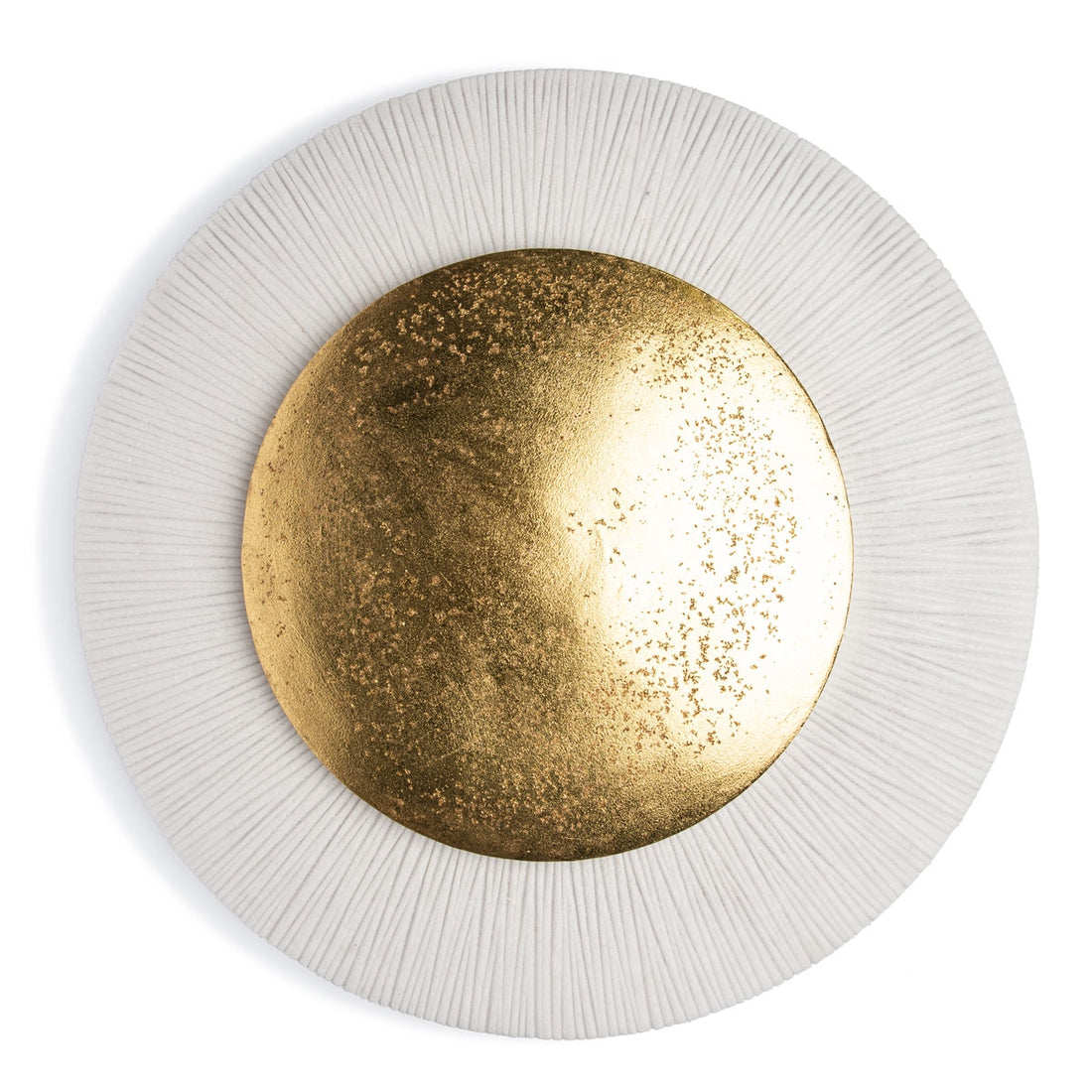 Zen Sun 19"D, Cream/ Gold