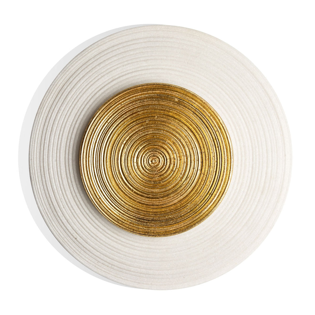 Zen Yin 14"D, Cream/ Gold