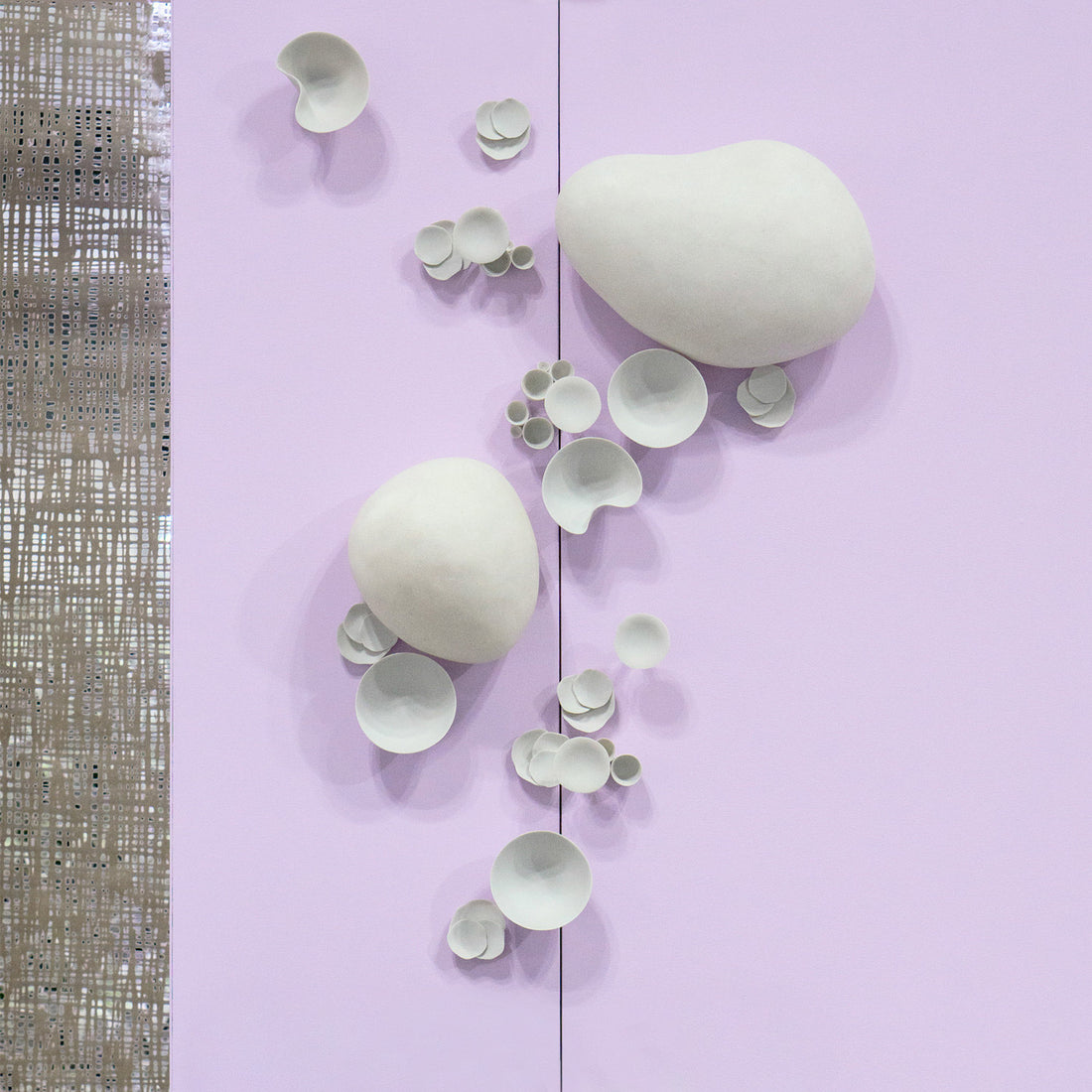 River Stone 9.8"L Wall Art