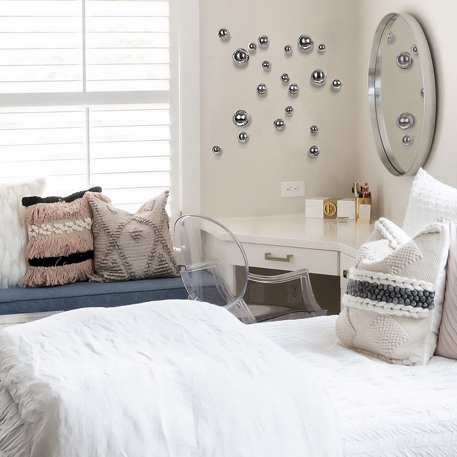 Template Kit - Terra Orb, Gloss Silver 24"x24"