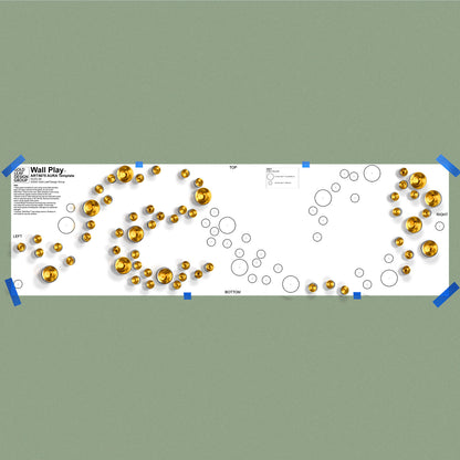 Template Kit - Aura Mix, Gold Foil ~118”W x 35”H
