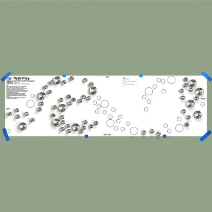 Template Kit - Aura Mix, Silver Foil ~118”W x 35”H