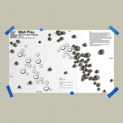 Template Kit - Duo Orb, Mica Matte ~59"W x 35"H