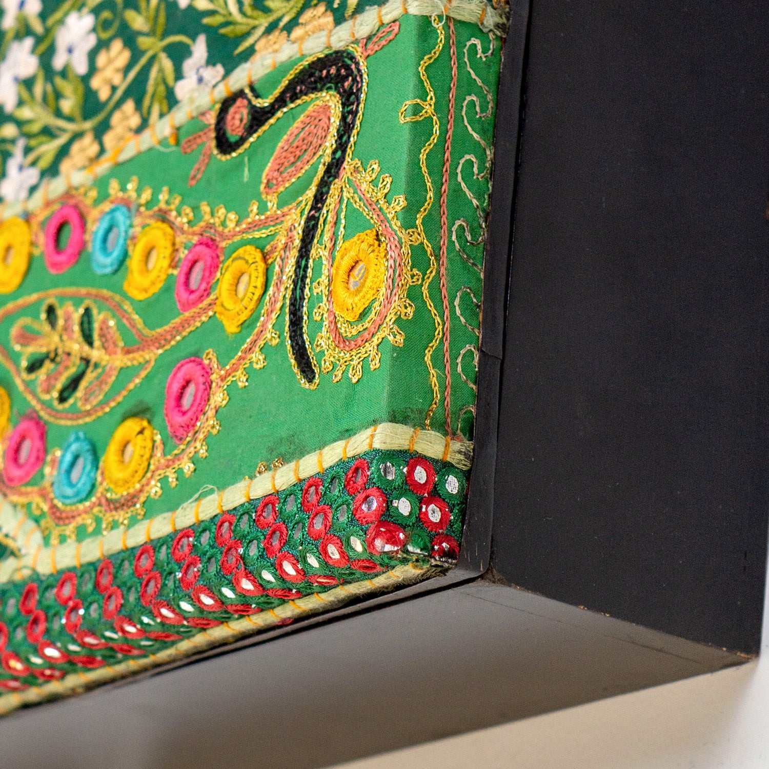 Sari Wall Art, Shades of Green