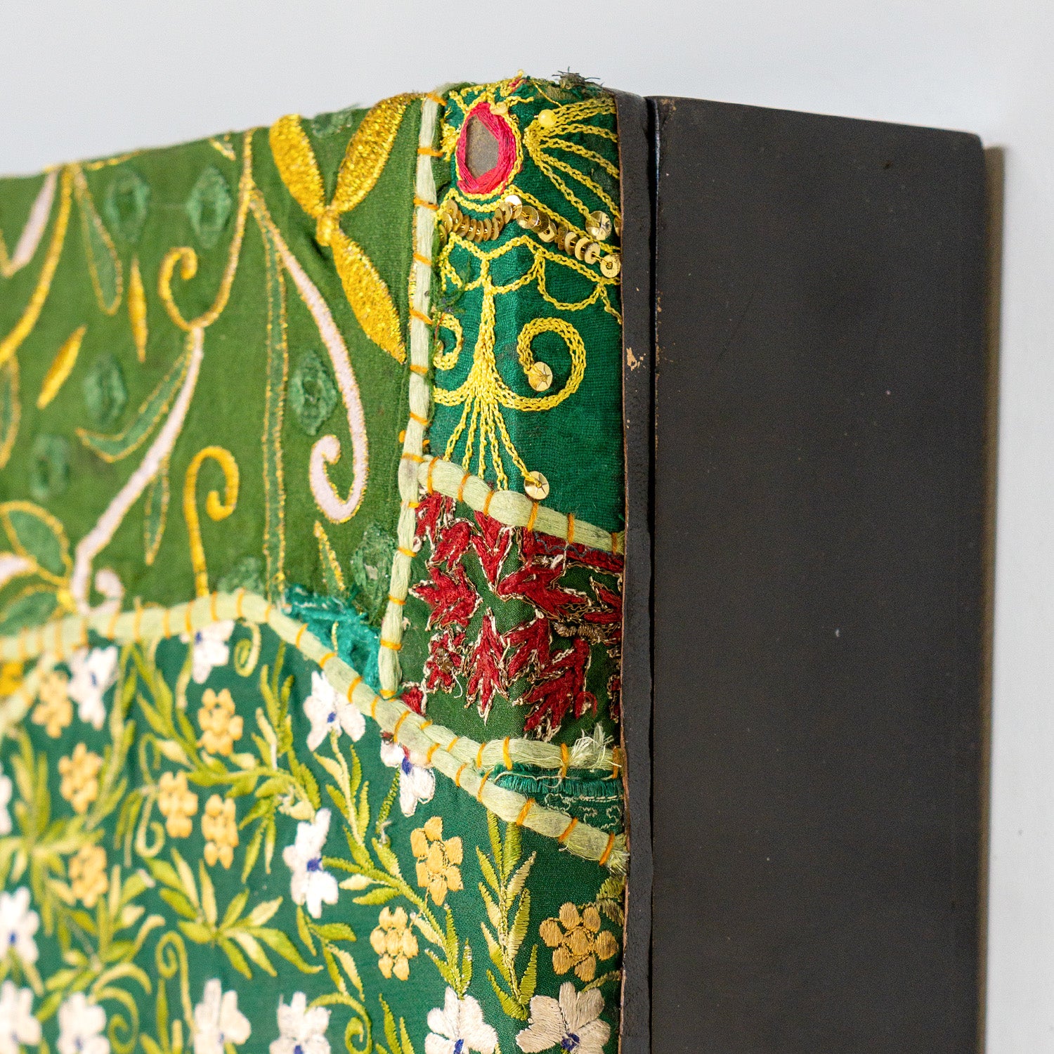 Sari Wall Art, Shades of Green