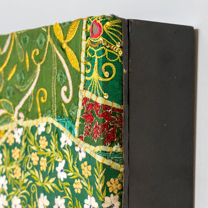 Sari Wall Art, Shades of Green