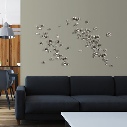 Template Kit - Duo Orb, Silver Gloss ~59"W x 35"H