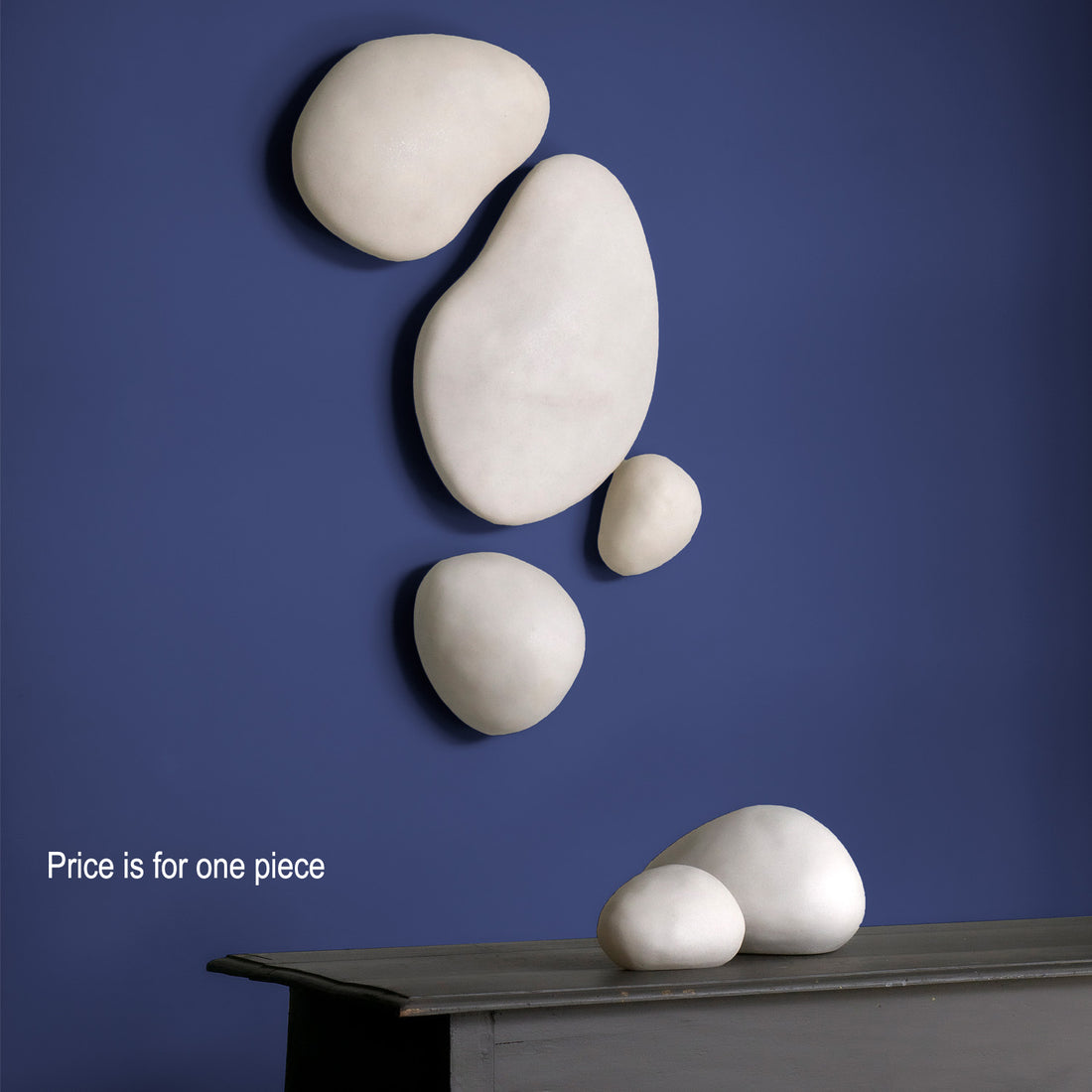 River Stone 15.5&quot;L Wall Art