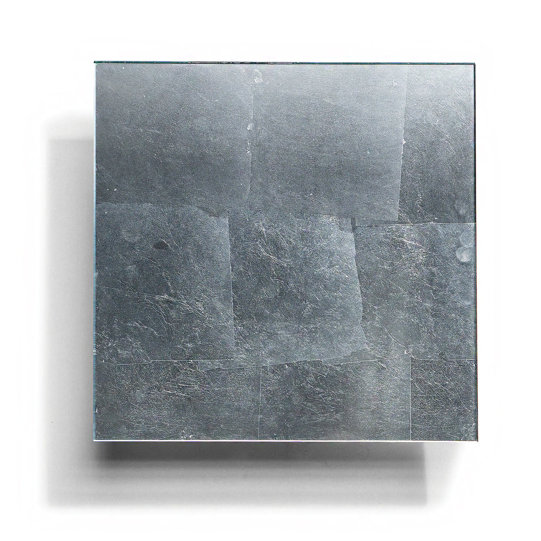 Floating Foil Silver 12&quot;SQ Wall Art