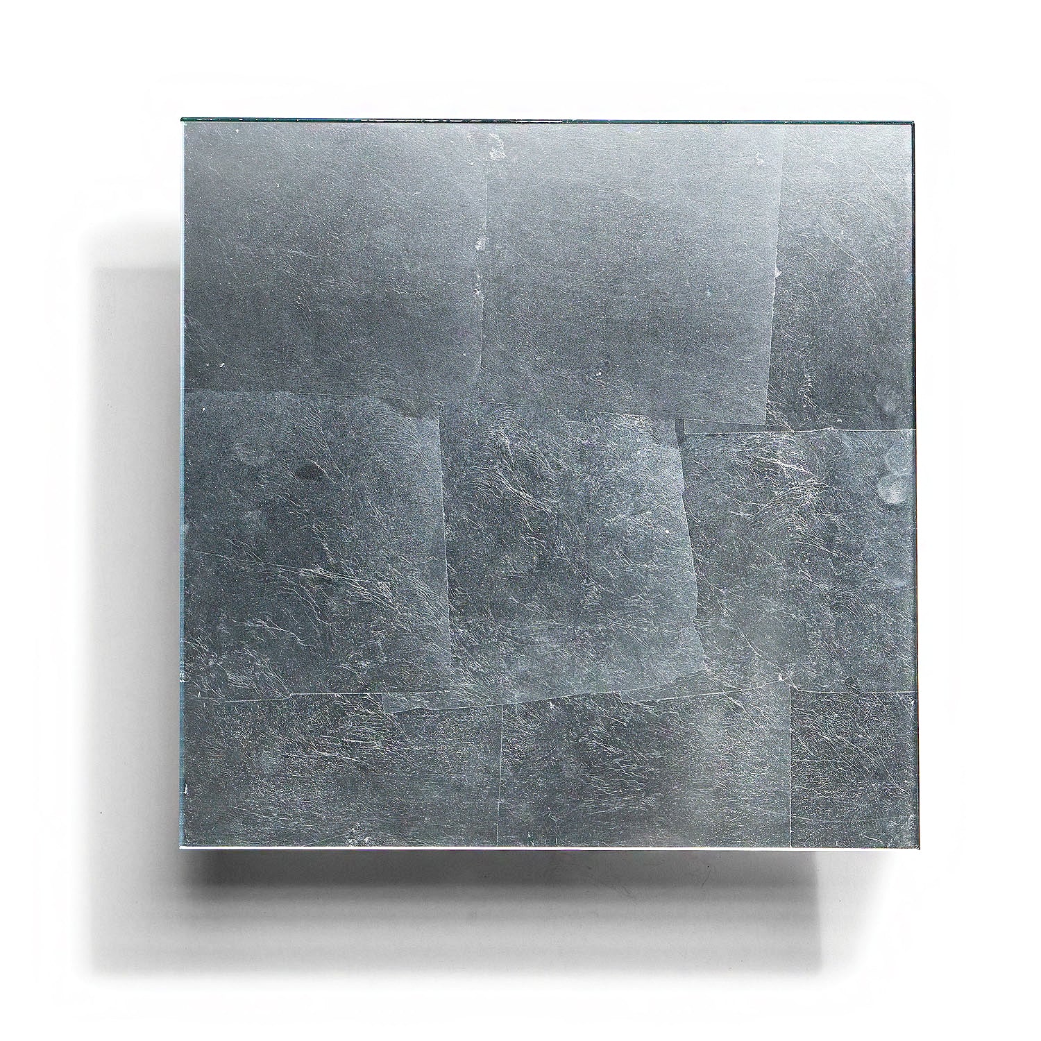Floating Foil Silver 12&quot;SQ Wall Art