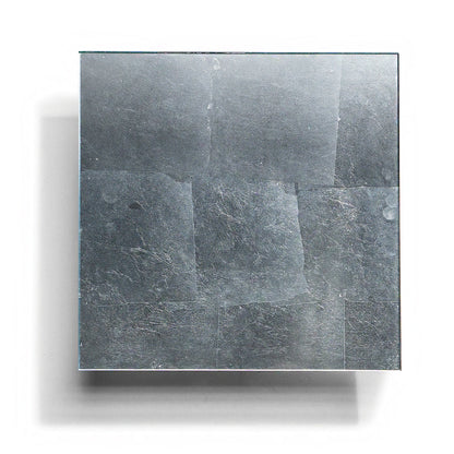 Floating Foil Silver 12&quot;SQ Wall Art