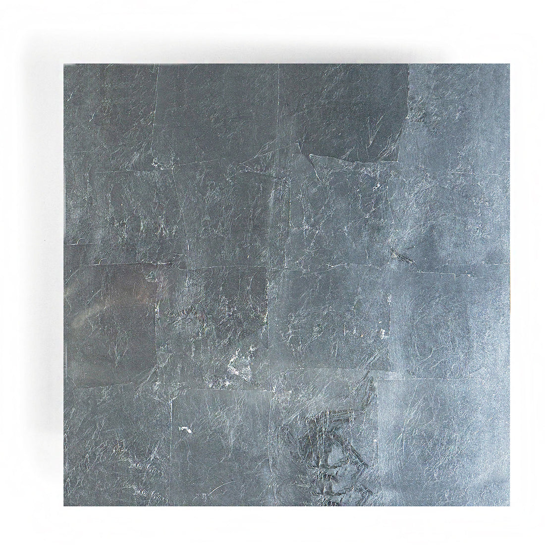 Floating Foil Silver 18&quot;SQ Wall Art