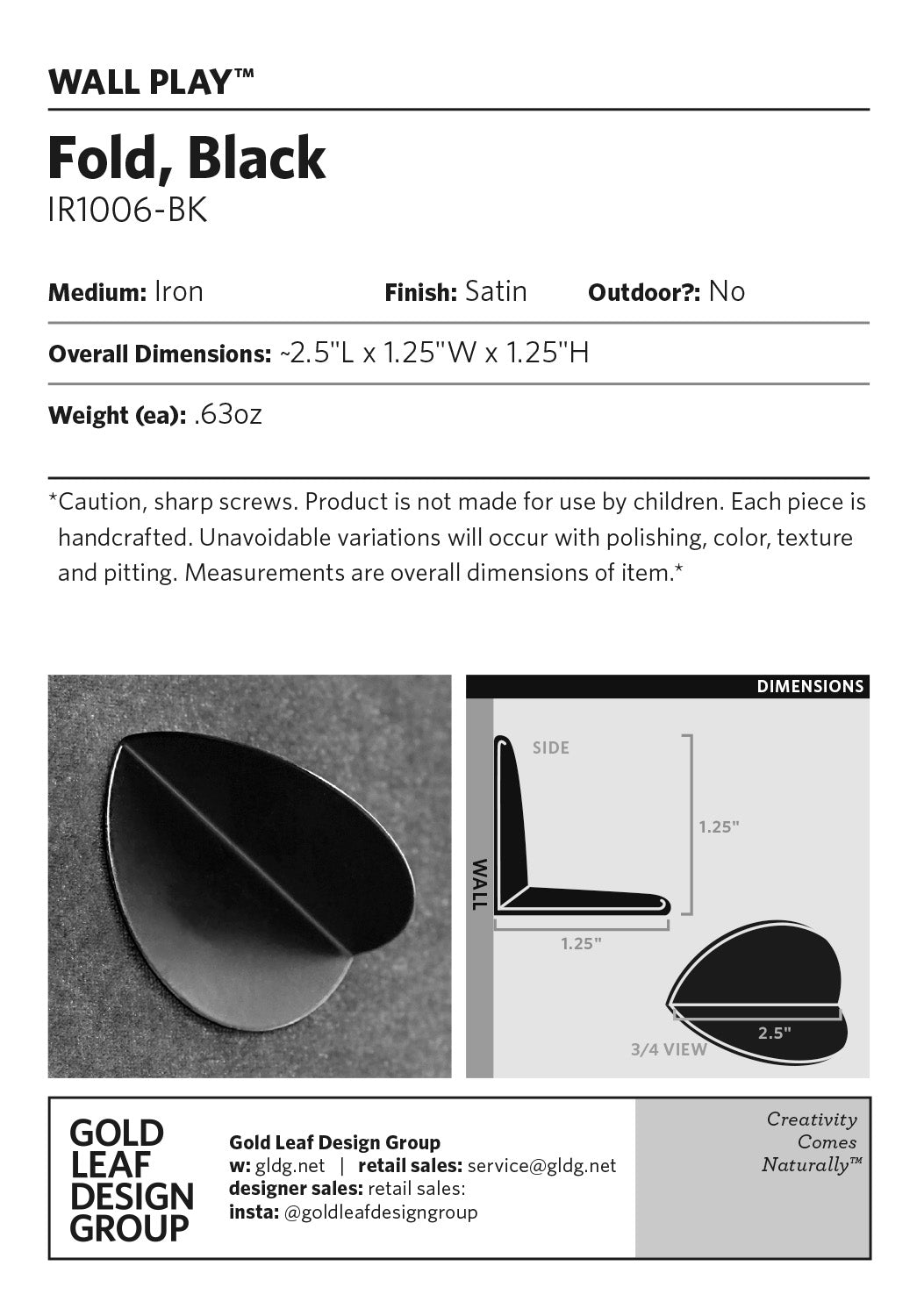 Fold Wall Play™ Black