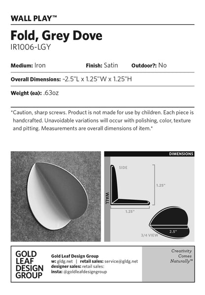 Fold Wall Play™ Grey Dove