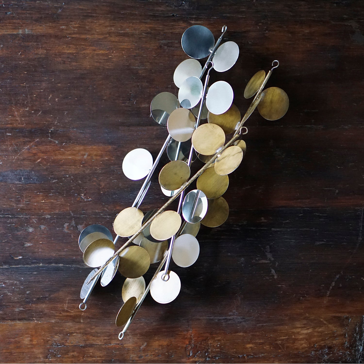 Mod Art Chain, Set/ 2, Antique Brass