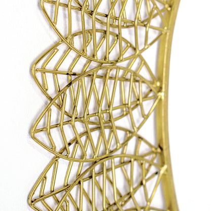 Wire Leaf 25&quot;OD Disc Wall Art