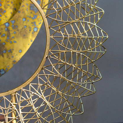 Wire Leaf 17&quot;H Sculpture