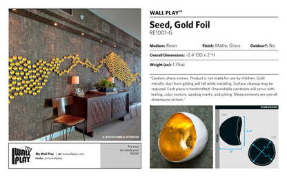 Seed Wall Play™ Gold Foil