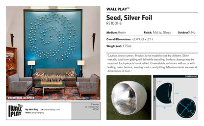 Seed Wall Play™ Silver Foil