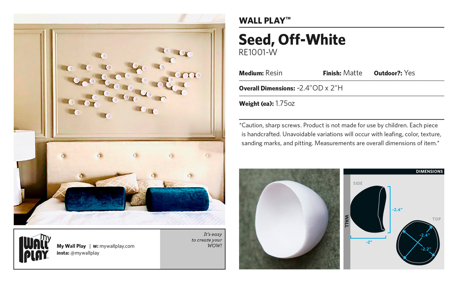 Seed Wall Play™ Off-White