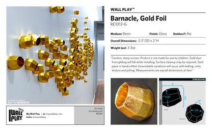 Barnacle Wall Play™ Gold Foil