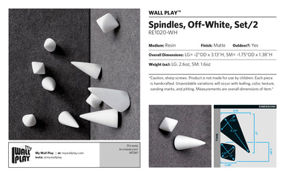 Spindles Wall Play™ Off-White