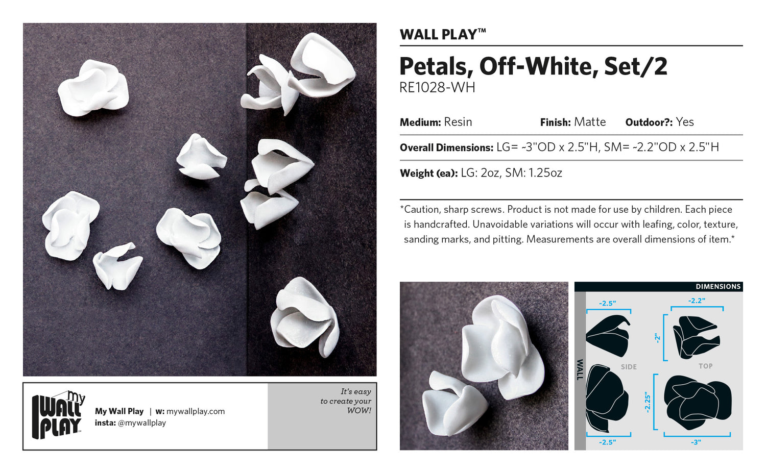 Petals Wall Play™ Off-White