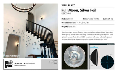 Full Moon Wall Play™ Silver Foil