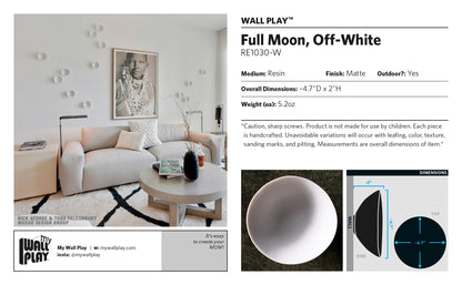 Full Moon Wall Play™ Off-White