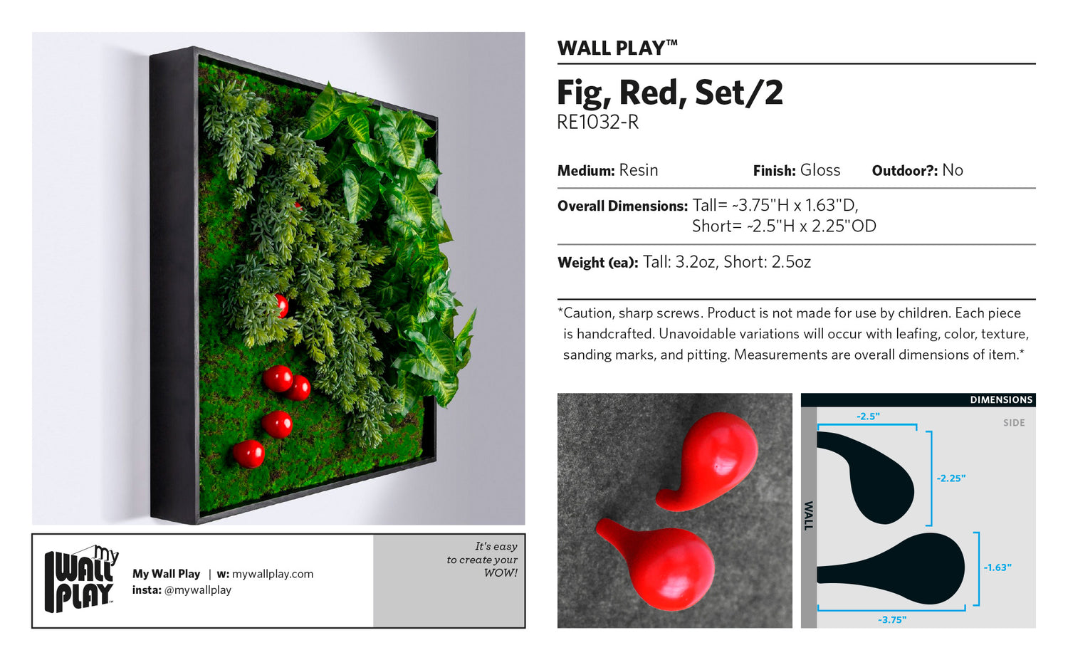 Fig Wall Play™ Red