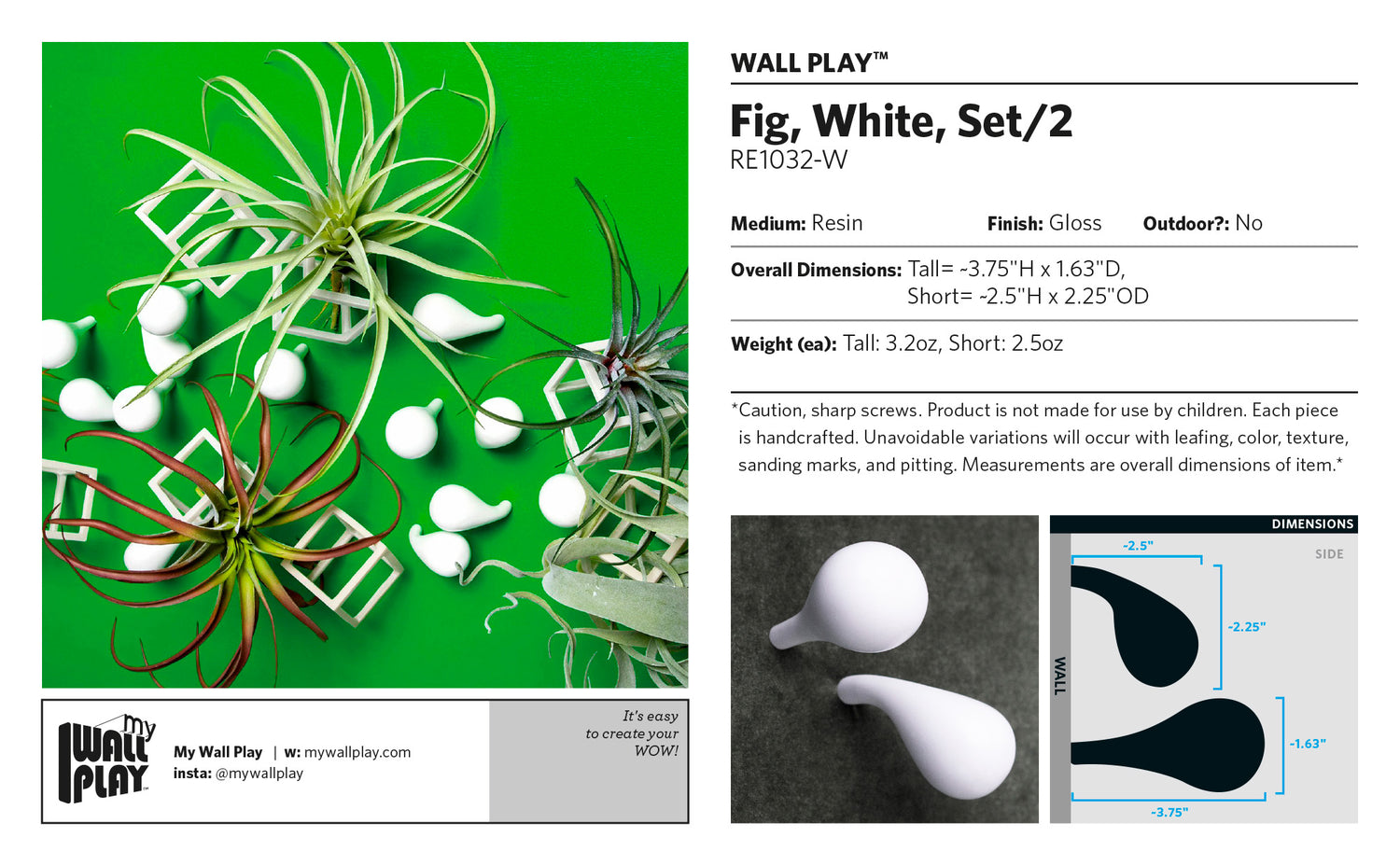 Fig Wall Play™ White