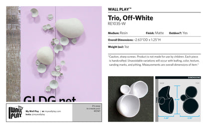 Trio Wall Play™ Off-White