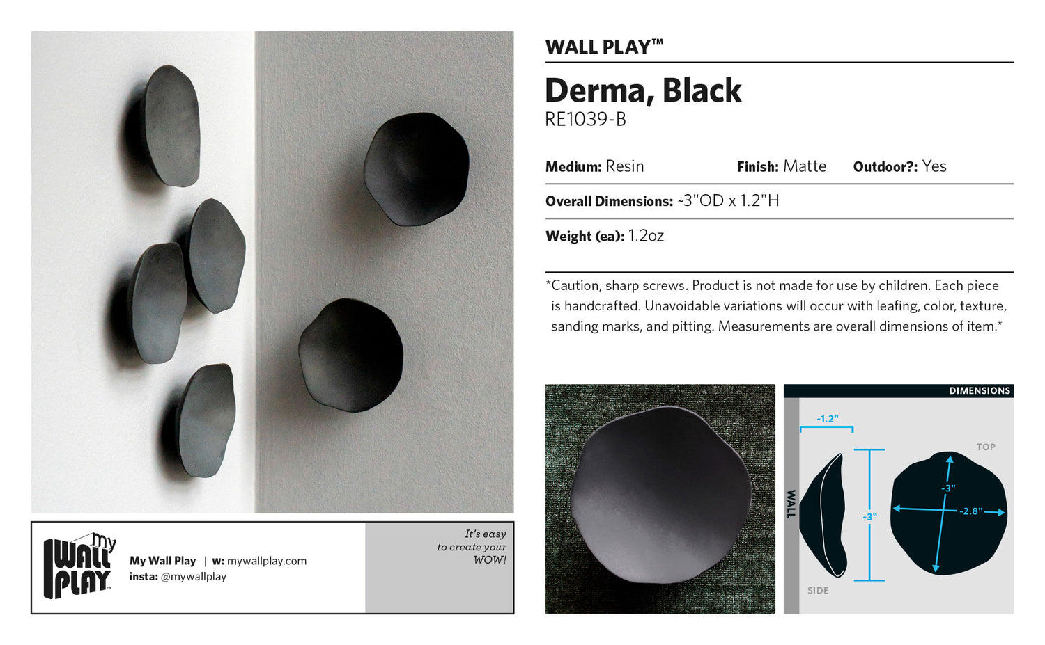 Derma Wall Play™ Black