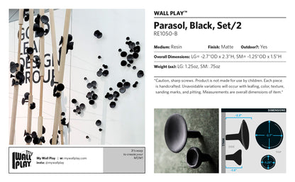 Parasol Wall Play™ Black