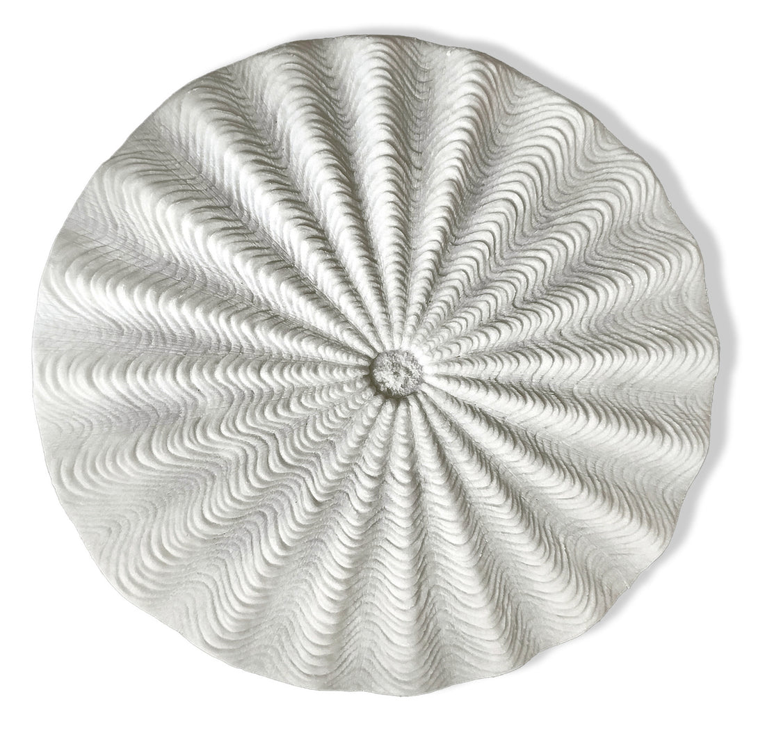 Basket 23.3&quot;D Medallion Wall Art, Cream