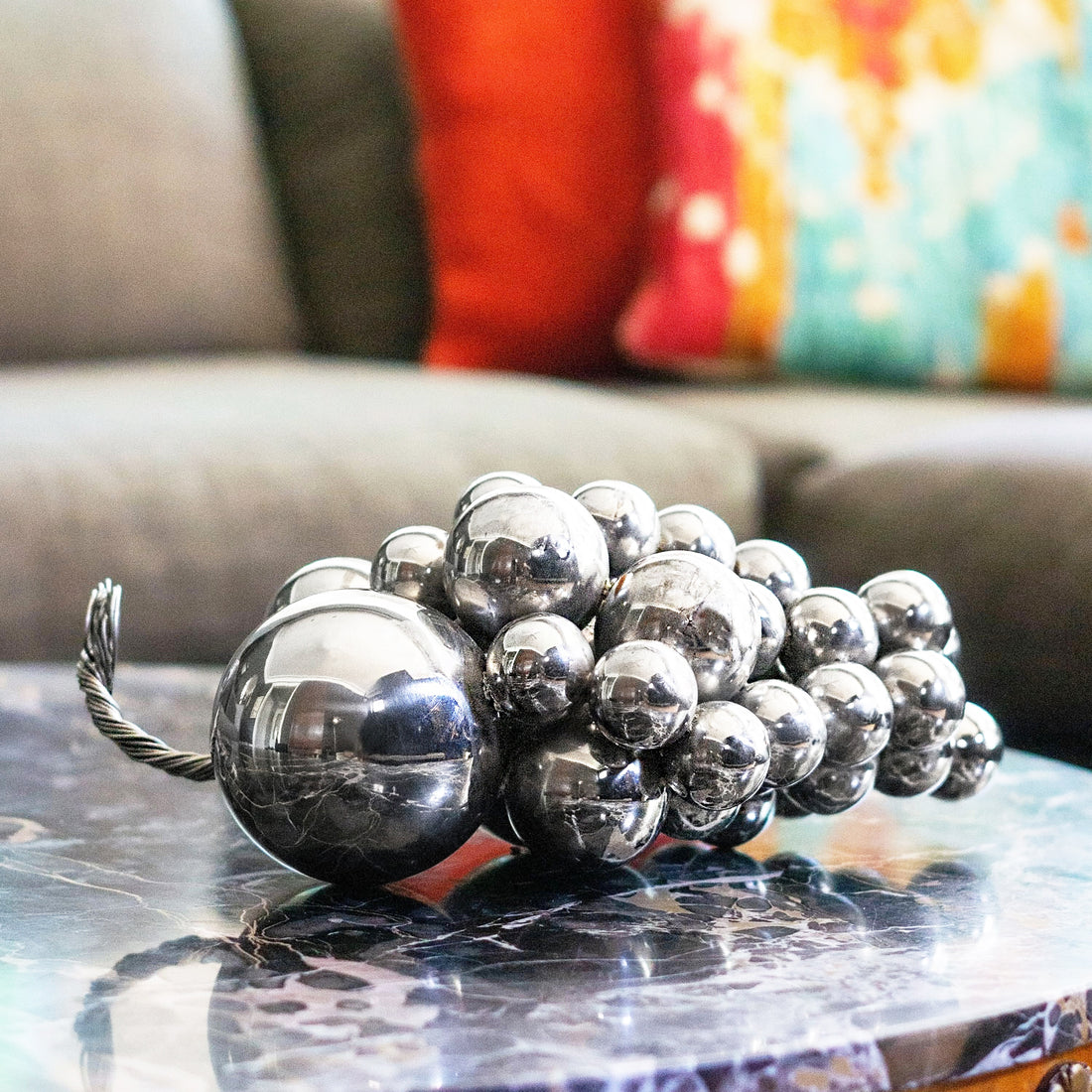 Grape 10.75"L Cluster, Stainless Steel