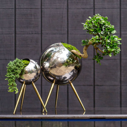 Standing Orb 12.3&quot;H Planter