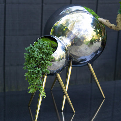 Standing Orb 12.3&quot;H Planter