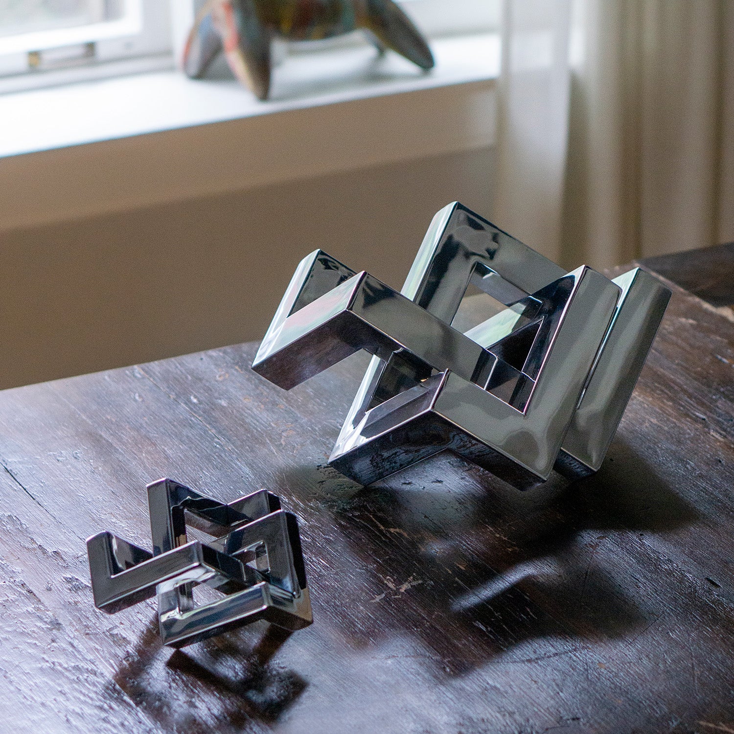 Puzzle 8&quot;H Sculpture
