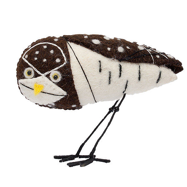 Felt Bird, Burrowing Owl