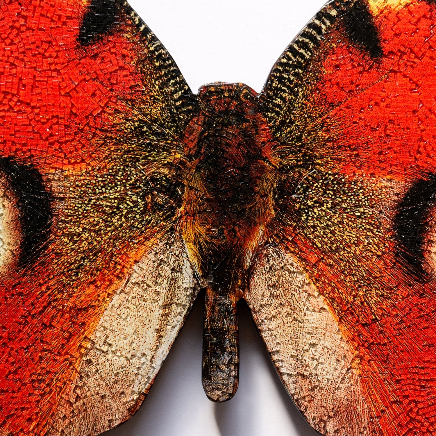 Mosaic Butterfly Aglais 20&quot;W Wall Art